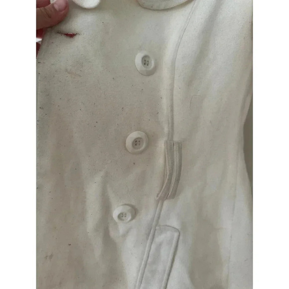 Rue 21 Women’s size medium white peacoat - Picture 6 of 10